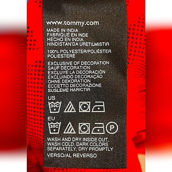 NWT TOMMY HILFIGURE Red Sleeveless Maxi Dress MED - Picture 7 of 12